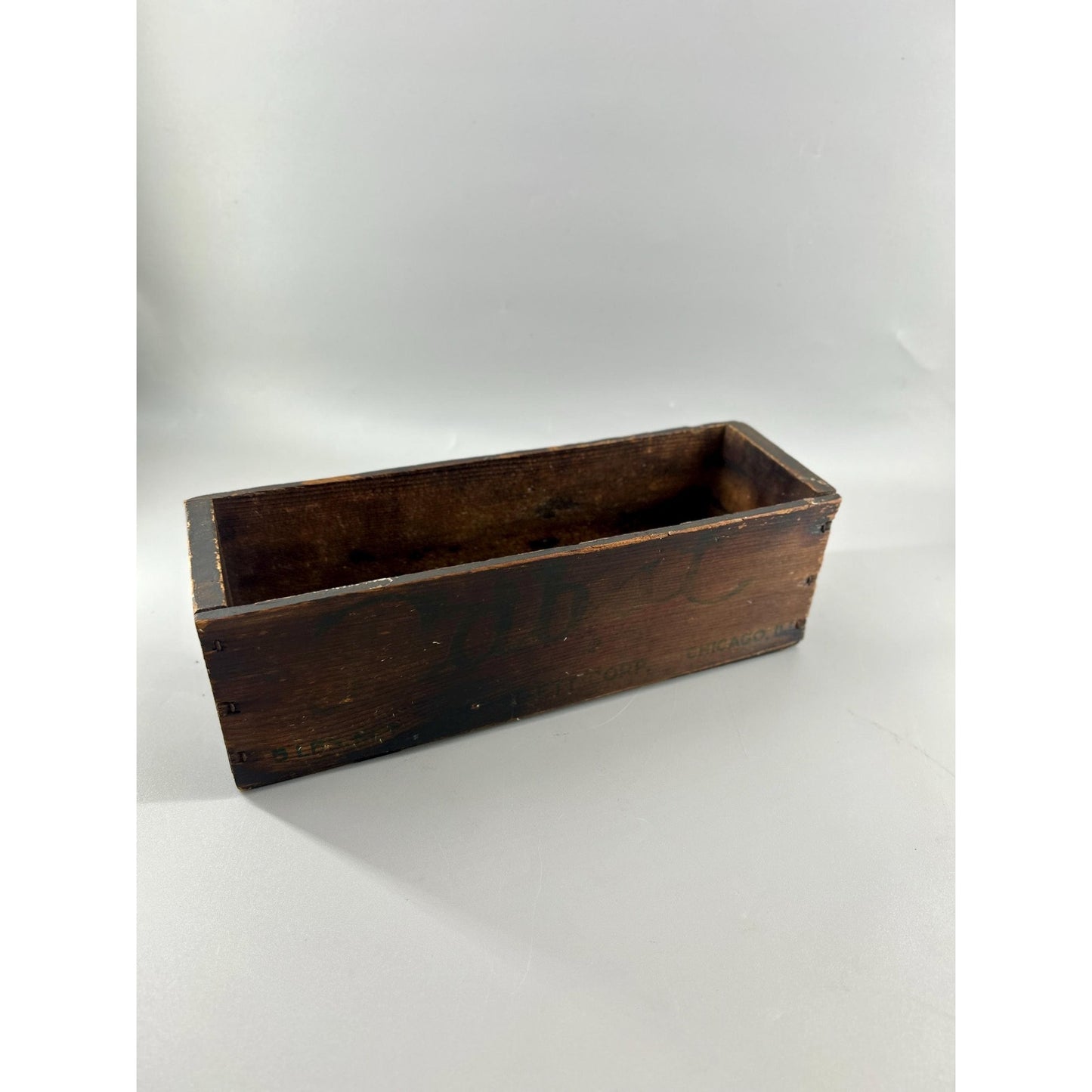 Antique Pabst Cheese Crate Wood Advertising Box Chicago IL Blue Label Pabst Blue Ribbon Related Farmhouse Decor