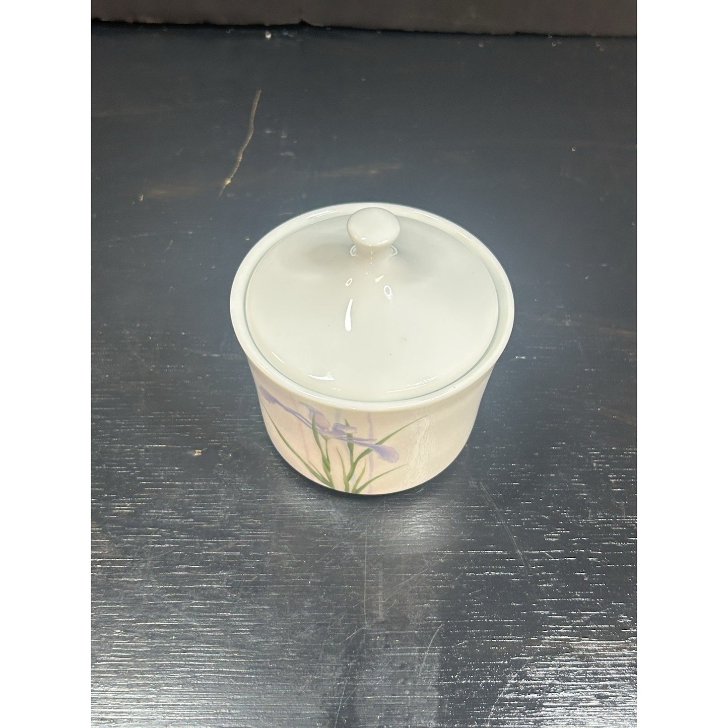 Corning Corelle Shadow Iris Sugar Bowl With Lid