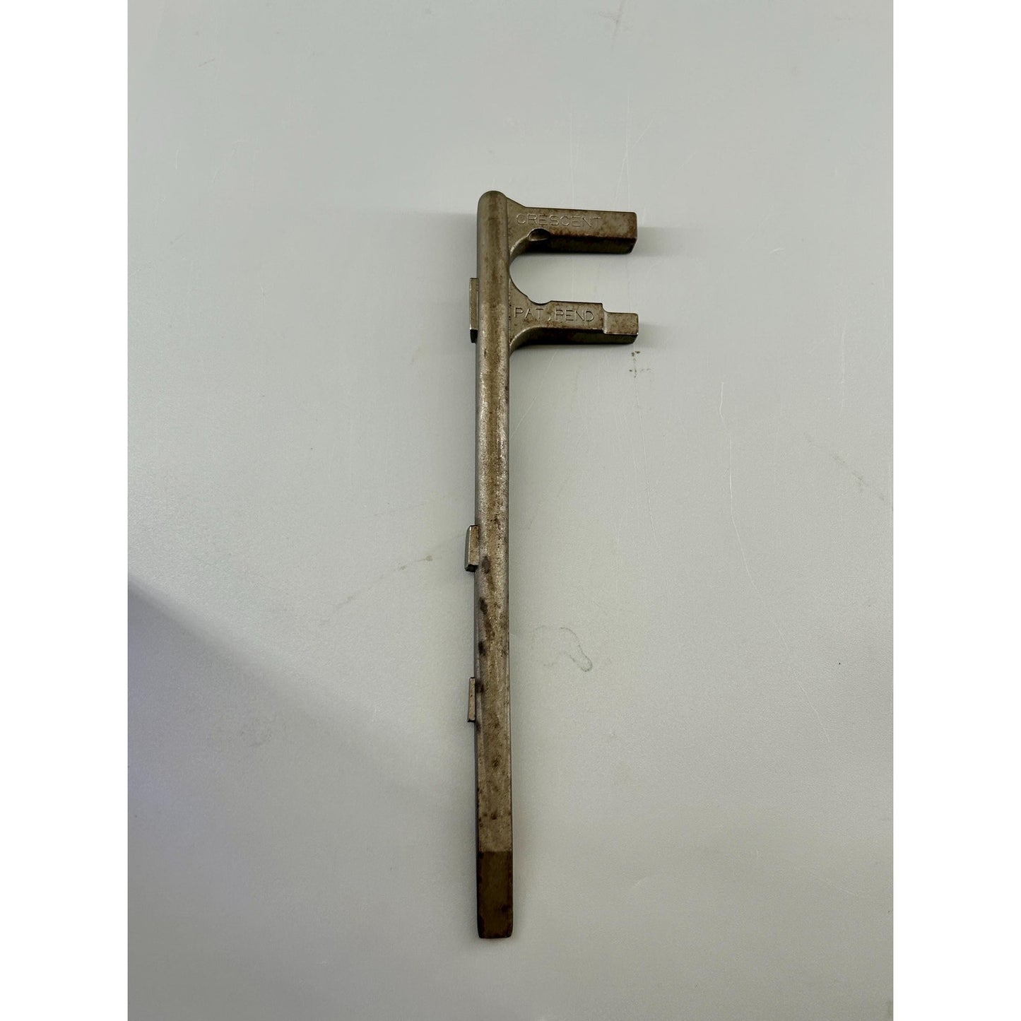 Rare Vintage Crescent Tool Co Pat Pend Valve Wheel Wrench Industrial Utility Fire Service Tool c1930s