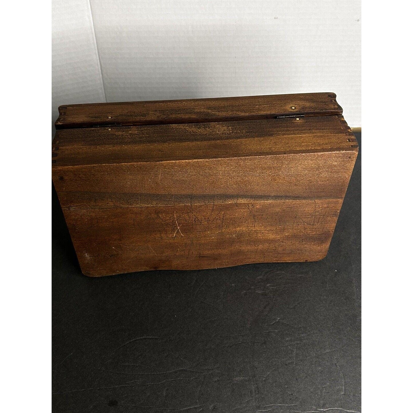 Antique Hand Carved Bald Eagle Wooden Trinket Box With Mirror | America | Trinket_box | Maga | Trump | Patriotic | Home_decor