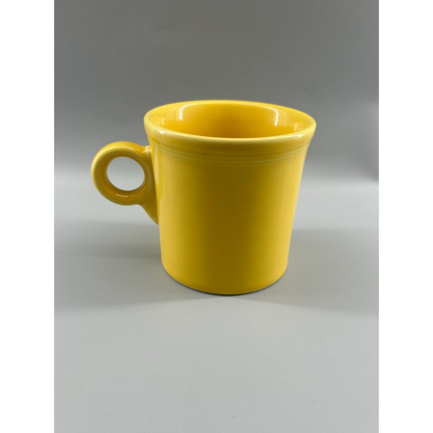 Vintage Fiestaware Yellow Cup HLC Fiesta USA Homer Laughlin Coffee Mug
