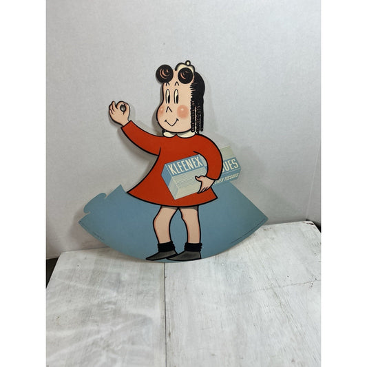 Original 1950s Little Lulu Kleenex advertising piece, new old stock in original packaging