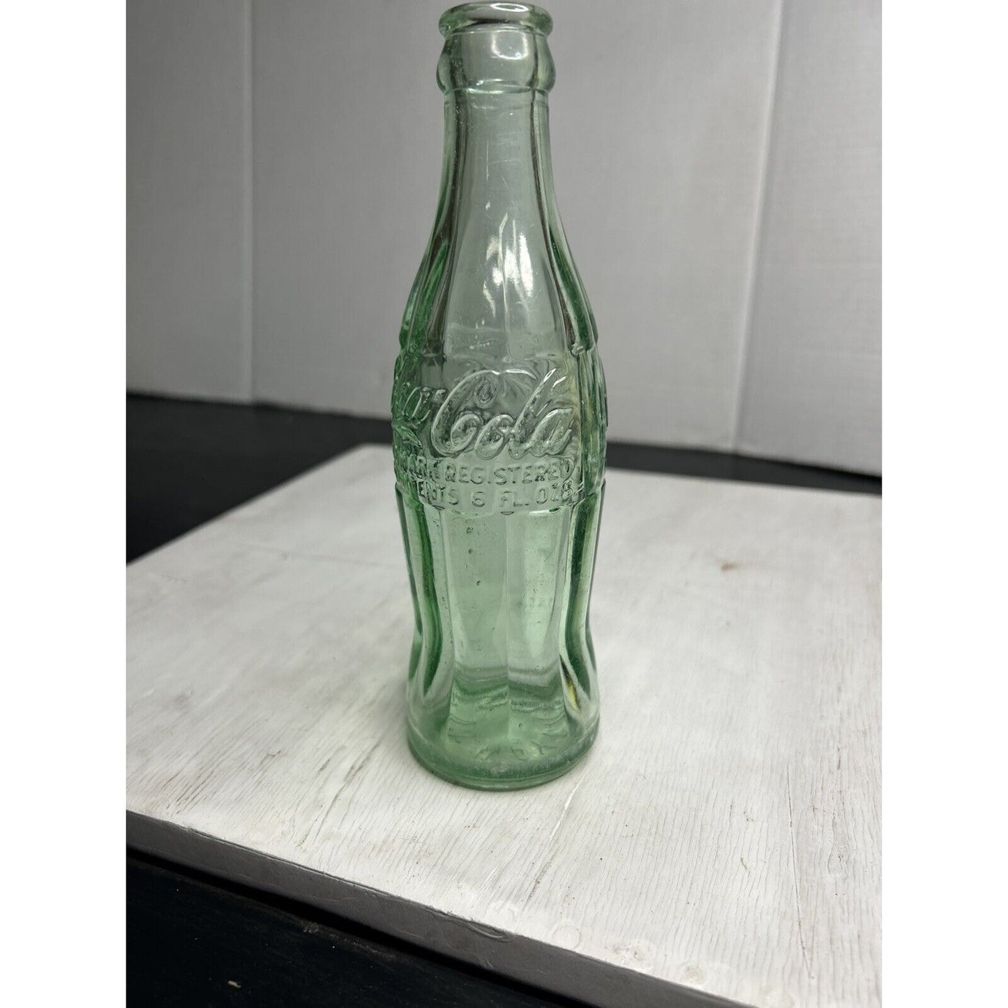 Antique 1939 Coca-Cola Hobbleskirt Bottle — Waycross, GA — PAT'D Embossed — WWII Era