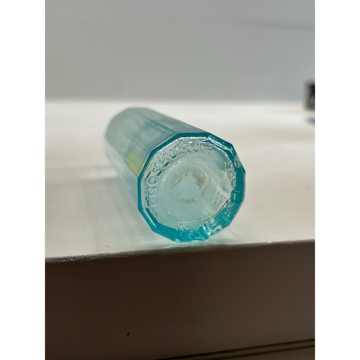 Antique Kendall’s Spavin Cure Bottle – Aqua Blue Glass, 1800s Patent Medicine, Embossed “For Human Flesh” – Rare Apothecary Remededy .
