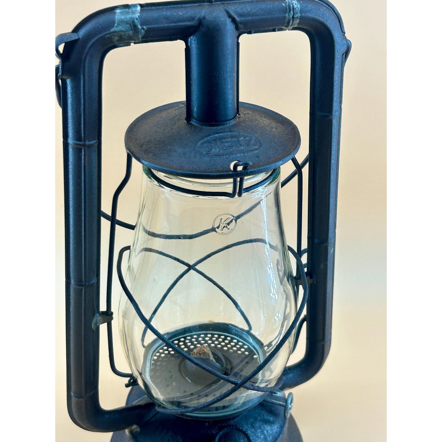 Antique Railroad Oil Lantern Pair Dietz & Monarch Tubular Lanterns Museum Conserved Patina Industrial Farmhouse Lighting Primitive Railroad