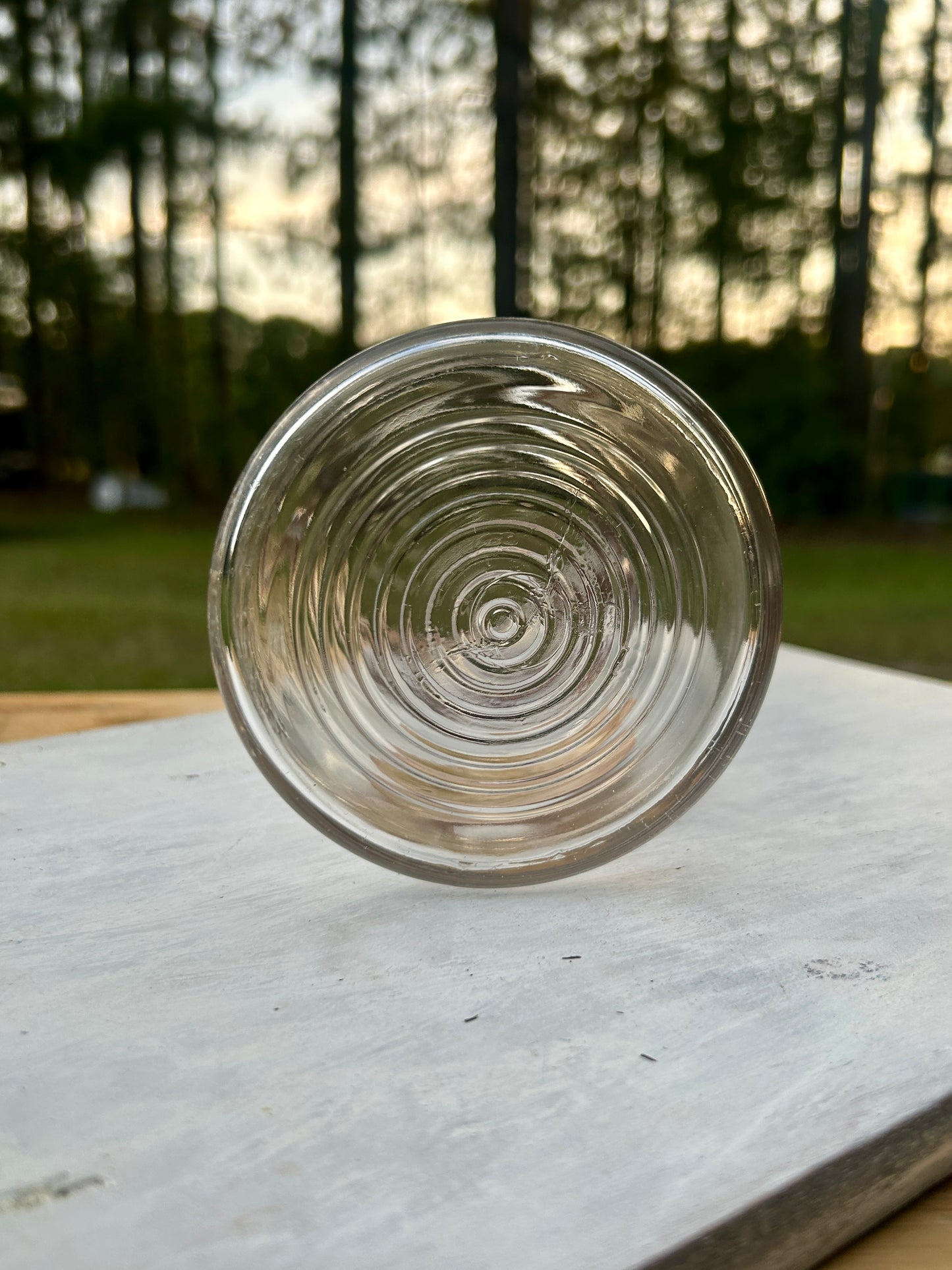 Scarce Complete Ball Eclipse Wide Mouth Jar With Glass Lid & Old Paper Label