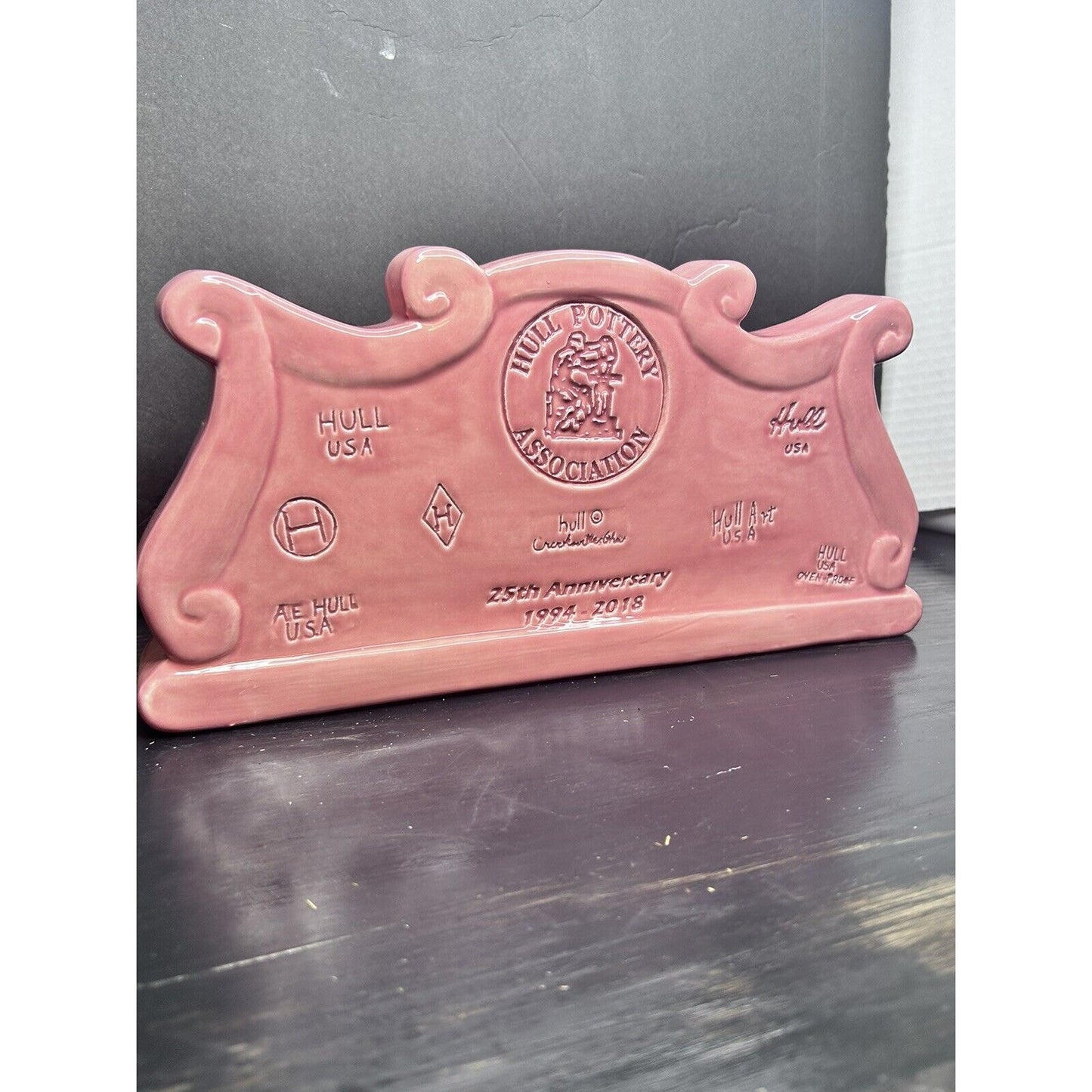 Hull Pottery 2018 Commemorative Plaque — 25th Anniversary — Limited Edition of 80