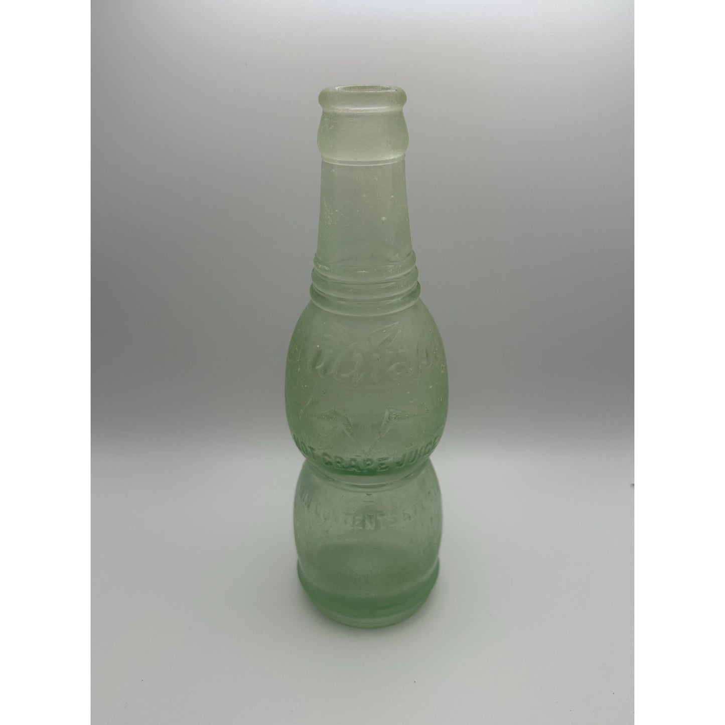 Antique NuGrape Soda Bottle, Savannah Georgia, Embossed 6 oz Green Glass, Patented March 9 1920 . Scarce vintage bottle. Savannah , GA