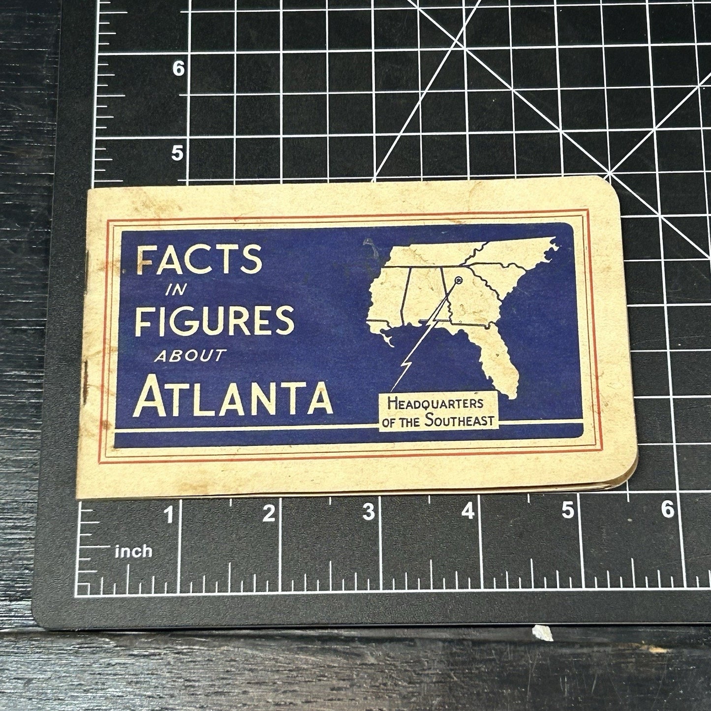 1944 Facts In Figures Atlanta Georgia WWII City Industrial Guide Utilities Book