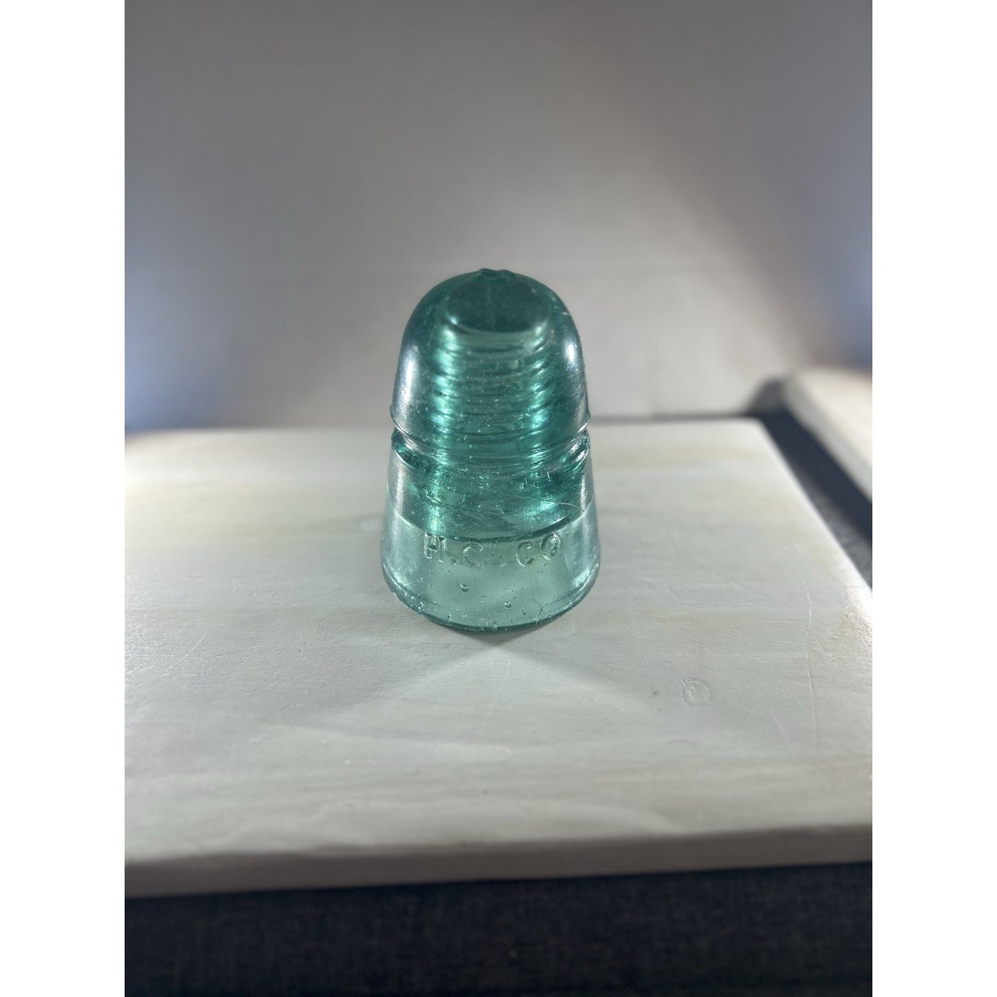 Very Rare Early H.C. & CO. Hemingray Insulator – CD 145 Beehive – Aqua - 1870’s