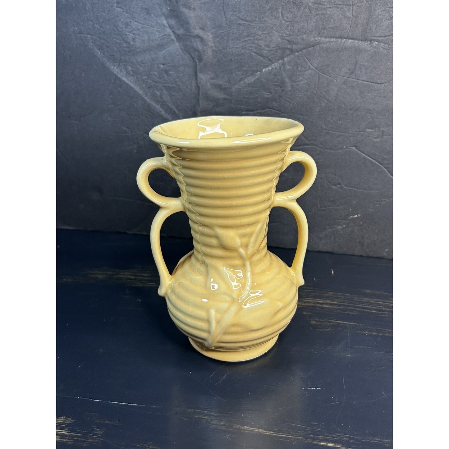 Shawnee USA double handle vase base marking vintage pottery
