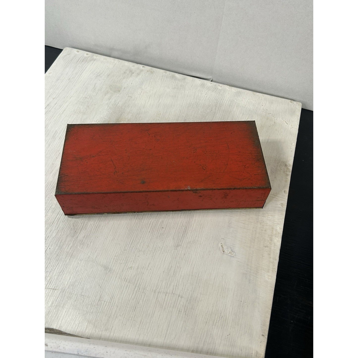 Ohio Art Busy Boy mid century toy chest all angles