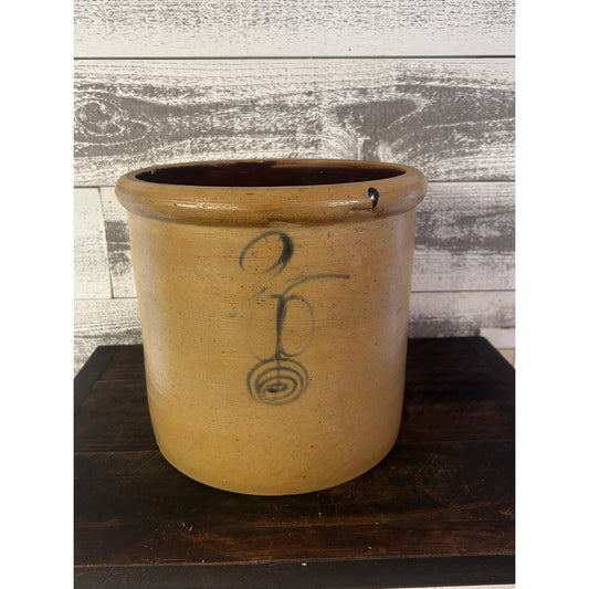 Antique Red Wing 2 Gallon Stoneware Crock Cobalt Blue Early 1900s
