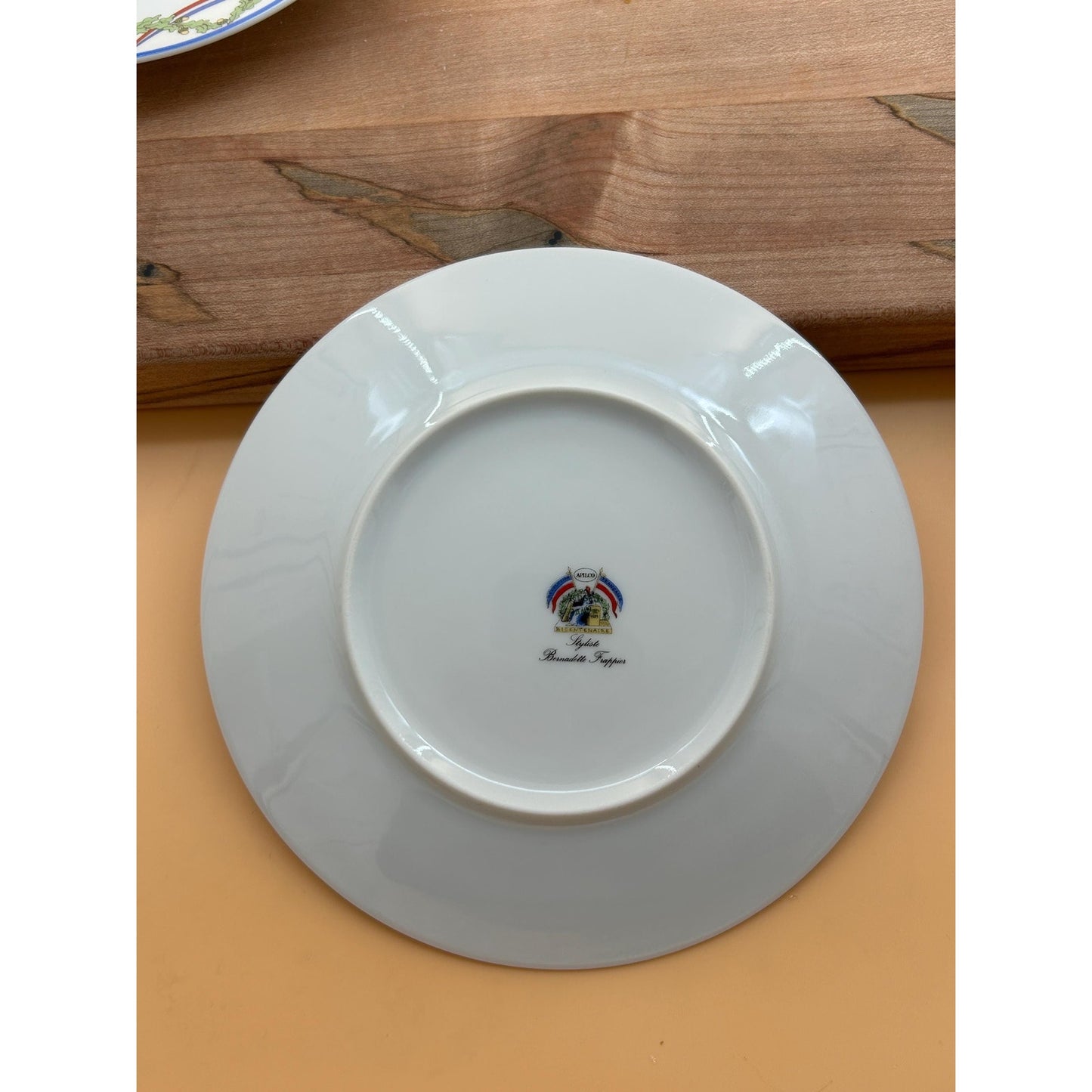 French Revolution Bicentennial Plate Set • Apilco France Porcelain • Bastille Lafayette Estates General • 1989 Wall Decor