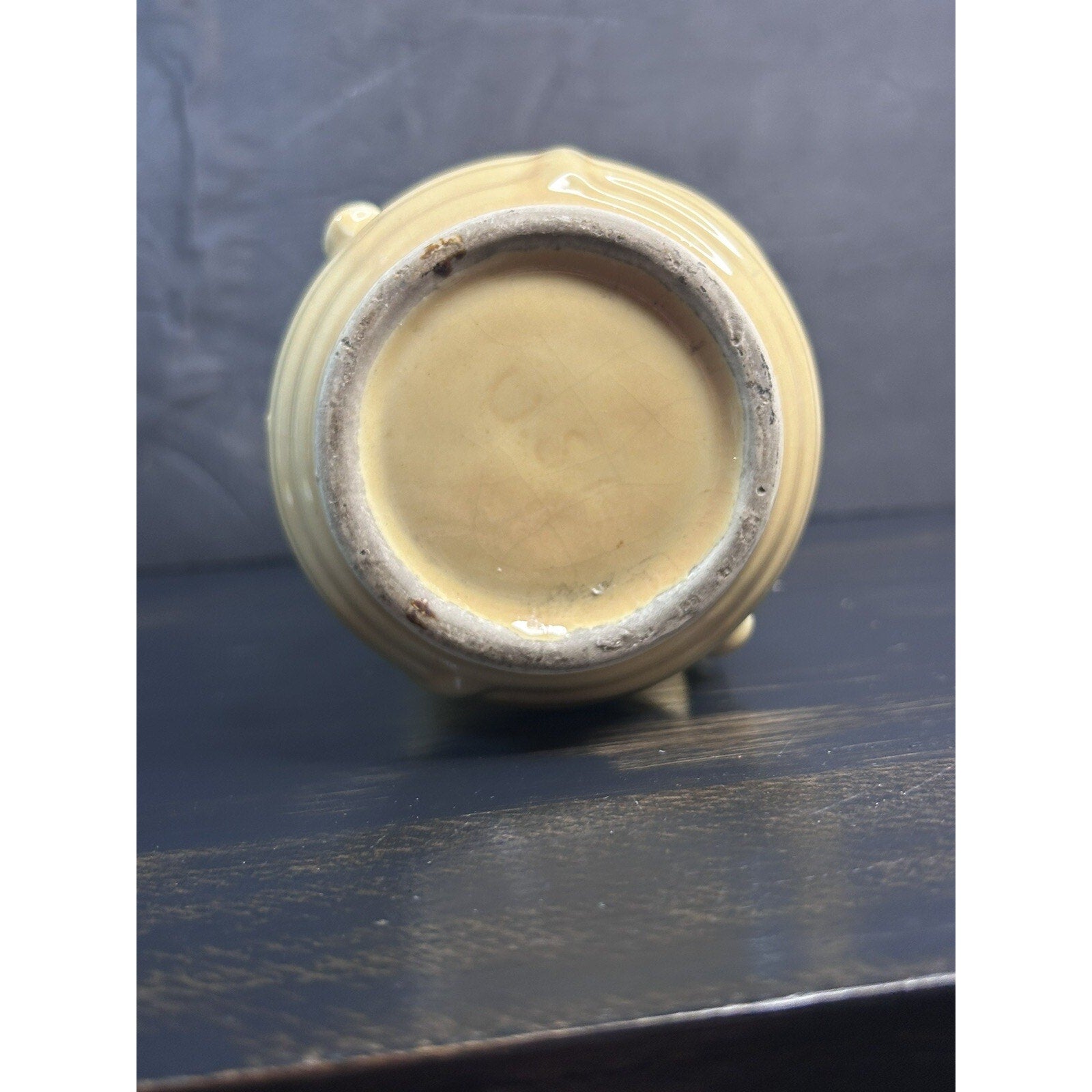 Shawnee USA tan double handle vase full profile art pottery