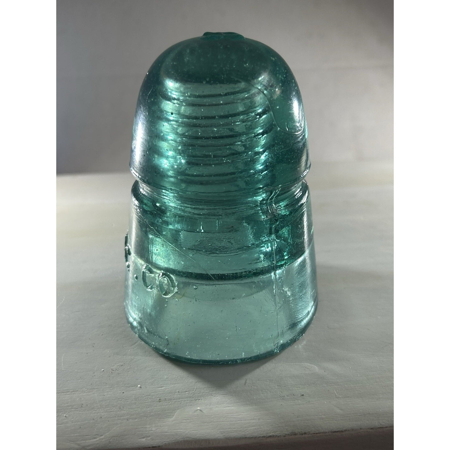 Very Rare Early H.C. & CO. Hemingray Insulator – CD 145 Beehive – Aqua - 1870’s