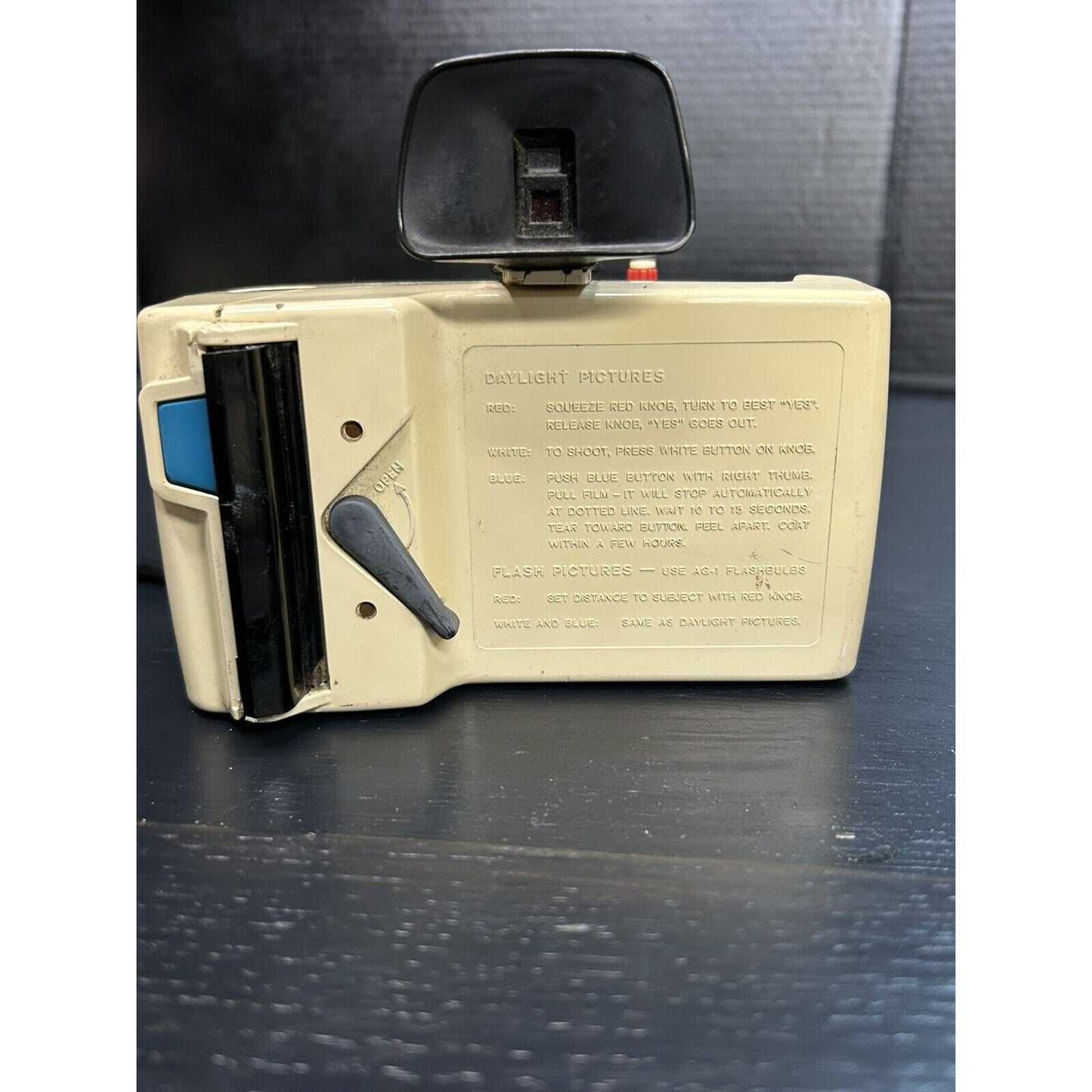 Polaroid Swinger Model 20 Land Camera side view 1960s
