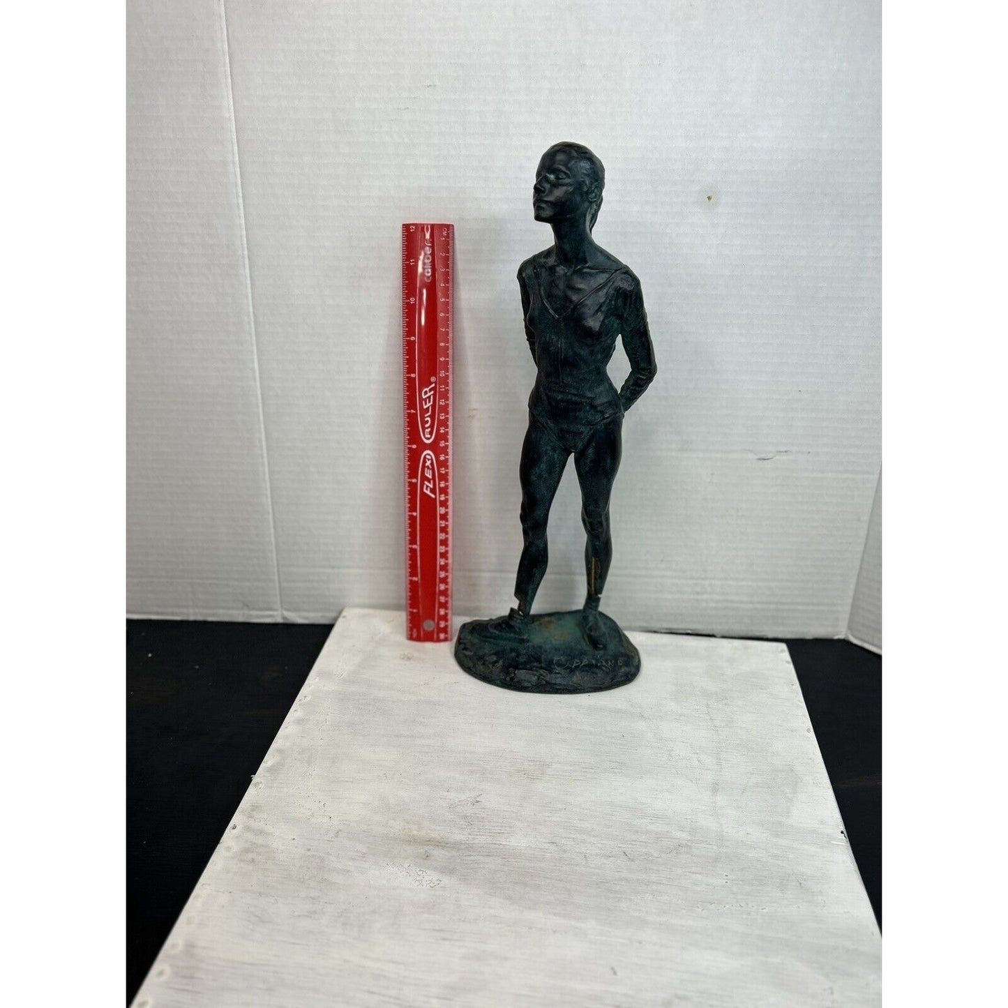 Vintage Cipriano signed ballerina figurine full profile