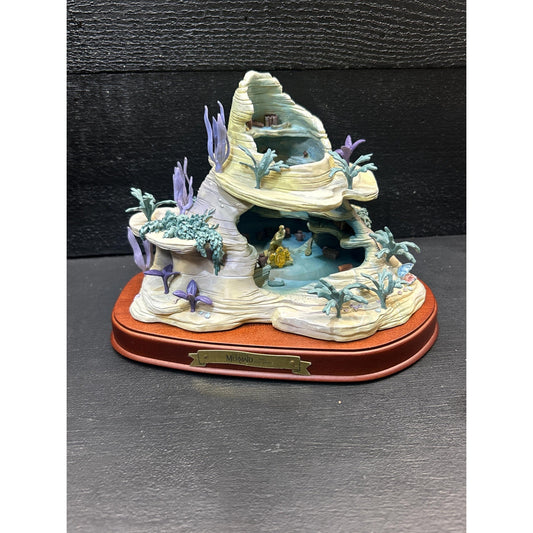 Disney Enchanted Places Ariel’s Secret Grotto Scene • Little Mermaid Classics Collection Figurine • Rare Retired 1990s Sculpture. See Pics!