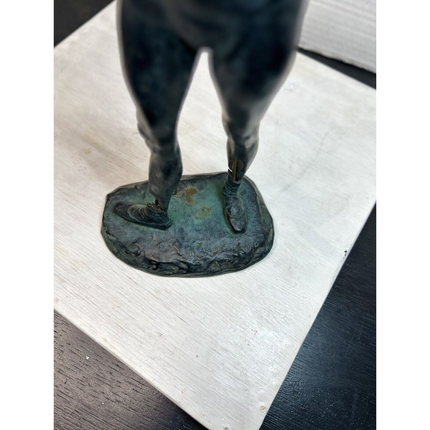 Vintage Cipriano Signed Ballerina Art Dance Sculpture 14" Figurine