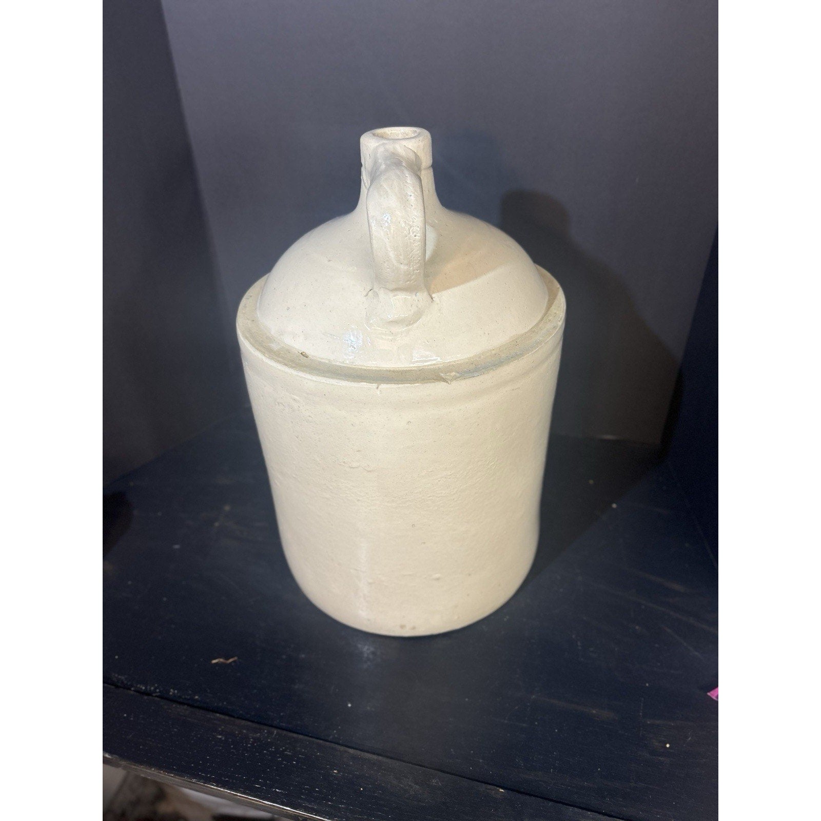 Antique Red Wing 5 gallon stoneware jug crock full profile