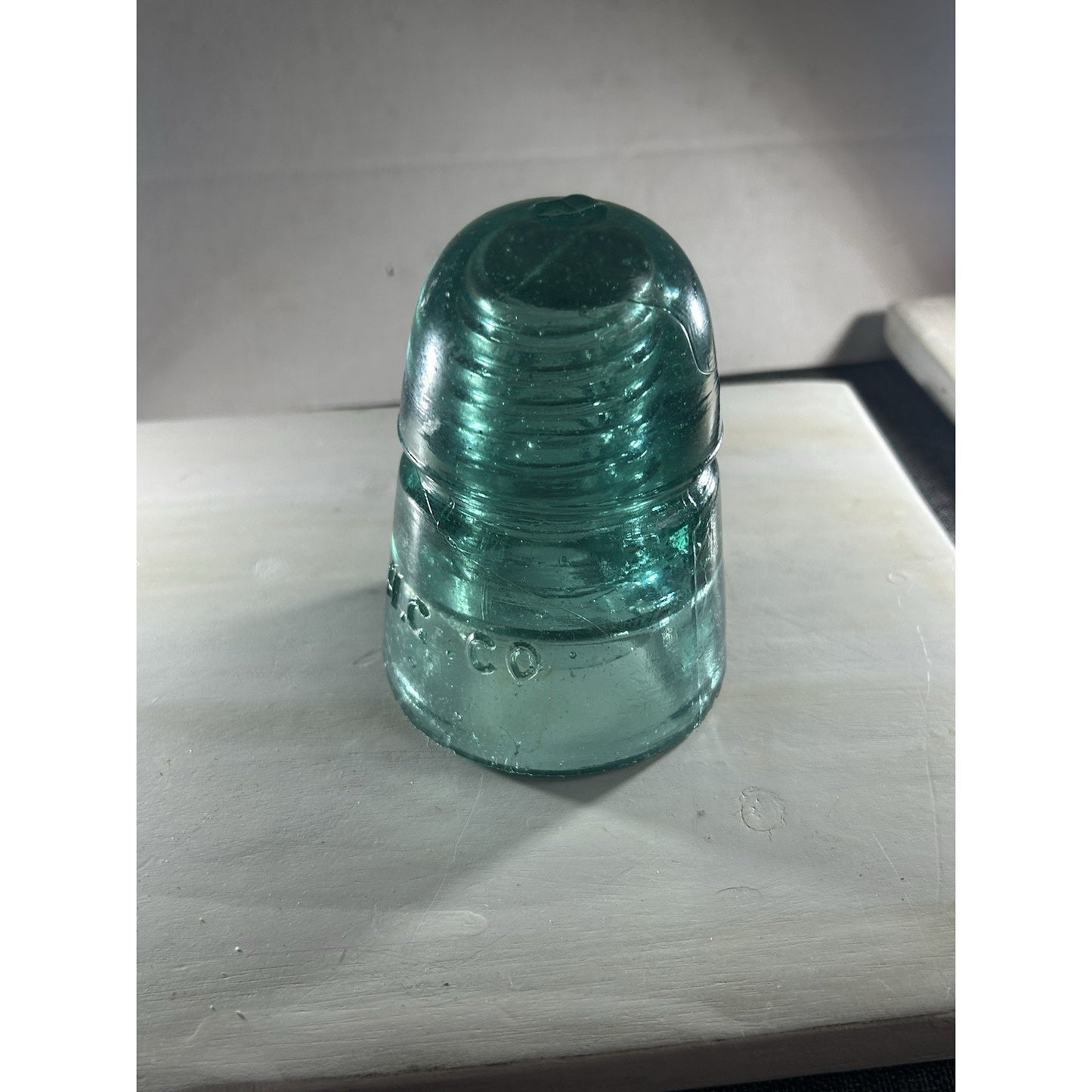 Very Rare Early H.C. & CO. Hemingray Insulator – CD 145 Beehive – Aqua - 1870’s