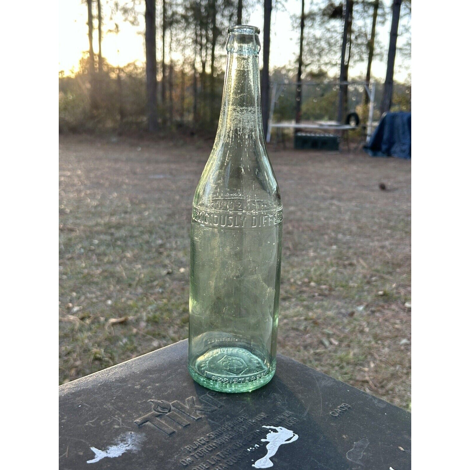 Early Vernors Detroit MI bottle natural light display