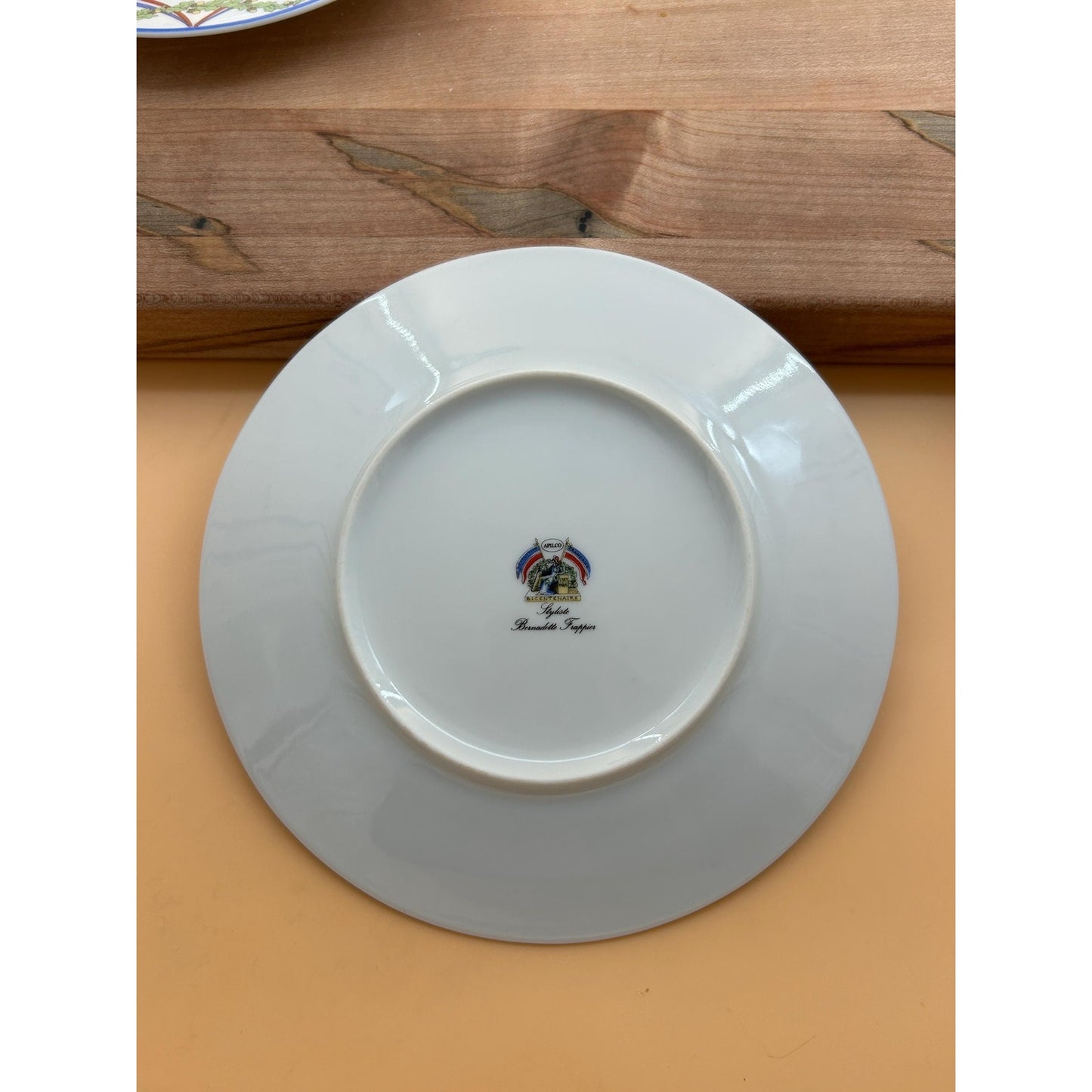 French Revolution Bicentennial Plate Set • Apilco France Porcelain • Bastille Lafayette Estates General • 1989 Wall Decor