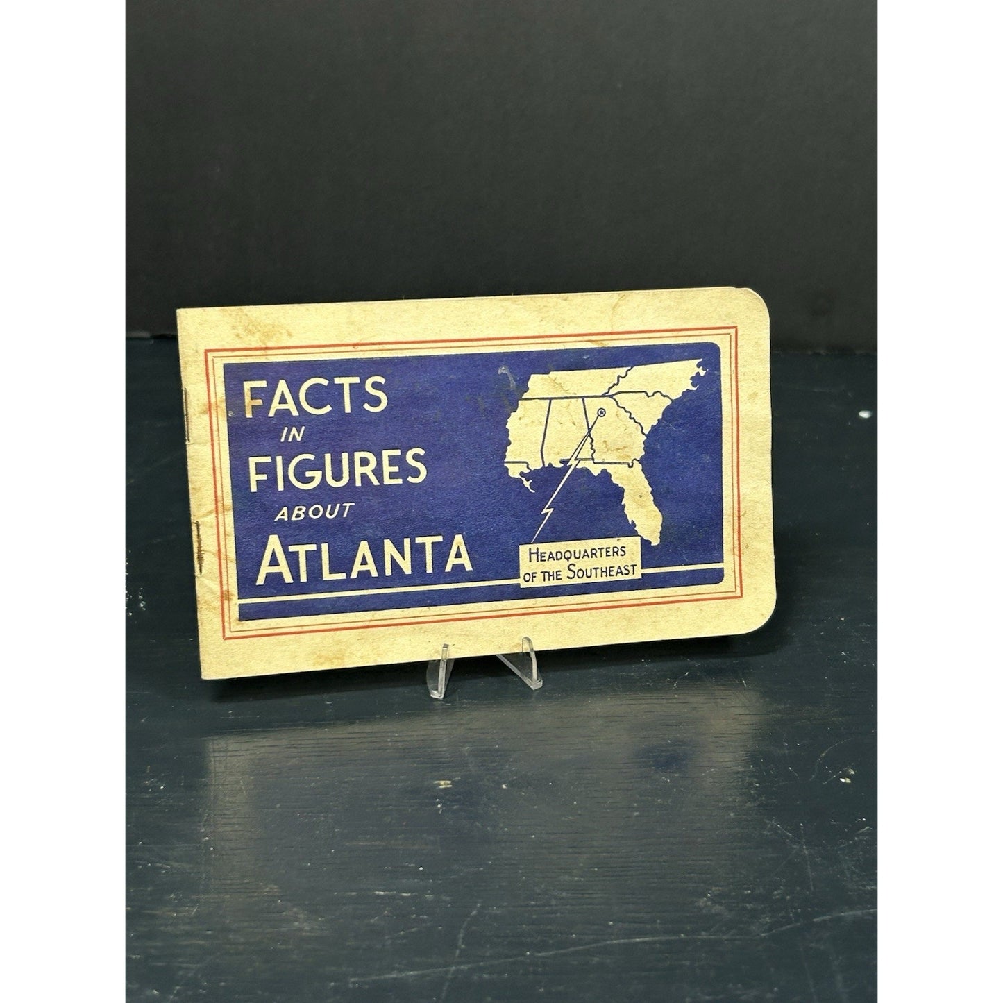 1944 Facts In Figures Atlanta Georgia WWII City Industrial Guide Utilities Book