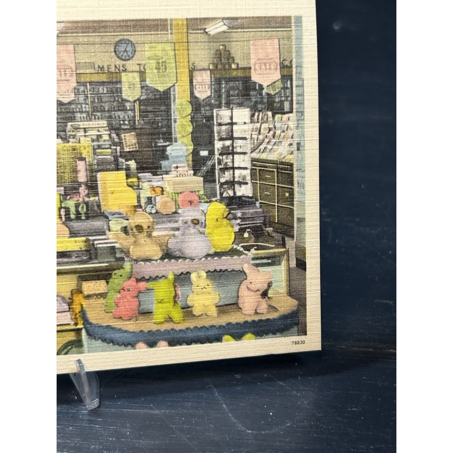Vintage 1930s EARNSHAW DRUG STORE INTERIOR EAST GREENWICH RHODE ISLAND POSTCARD