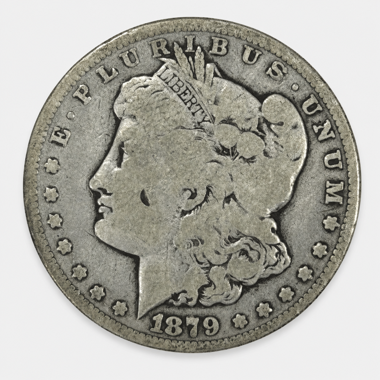 1879-CC Morgan Silver Dollar – Key Date Carson City Issue – Raw Circulated Details