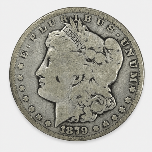 1879-CC Morgan Silver Dollar – Key Date Carson City Issue – Raw Circulated Details