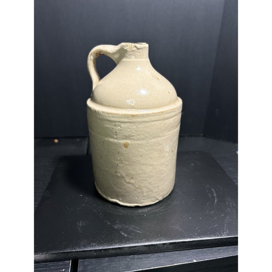 Antique 2 Gallon Stoneware Pottery Moonshine Whiskey Jug Crock Primitive