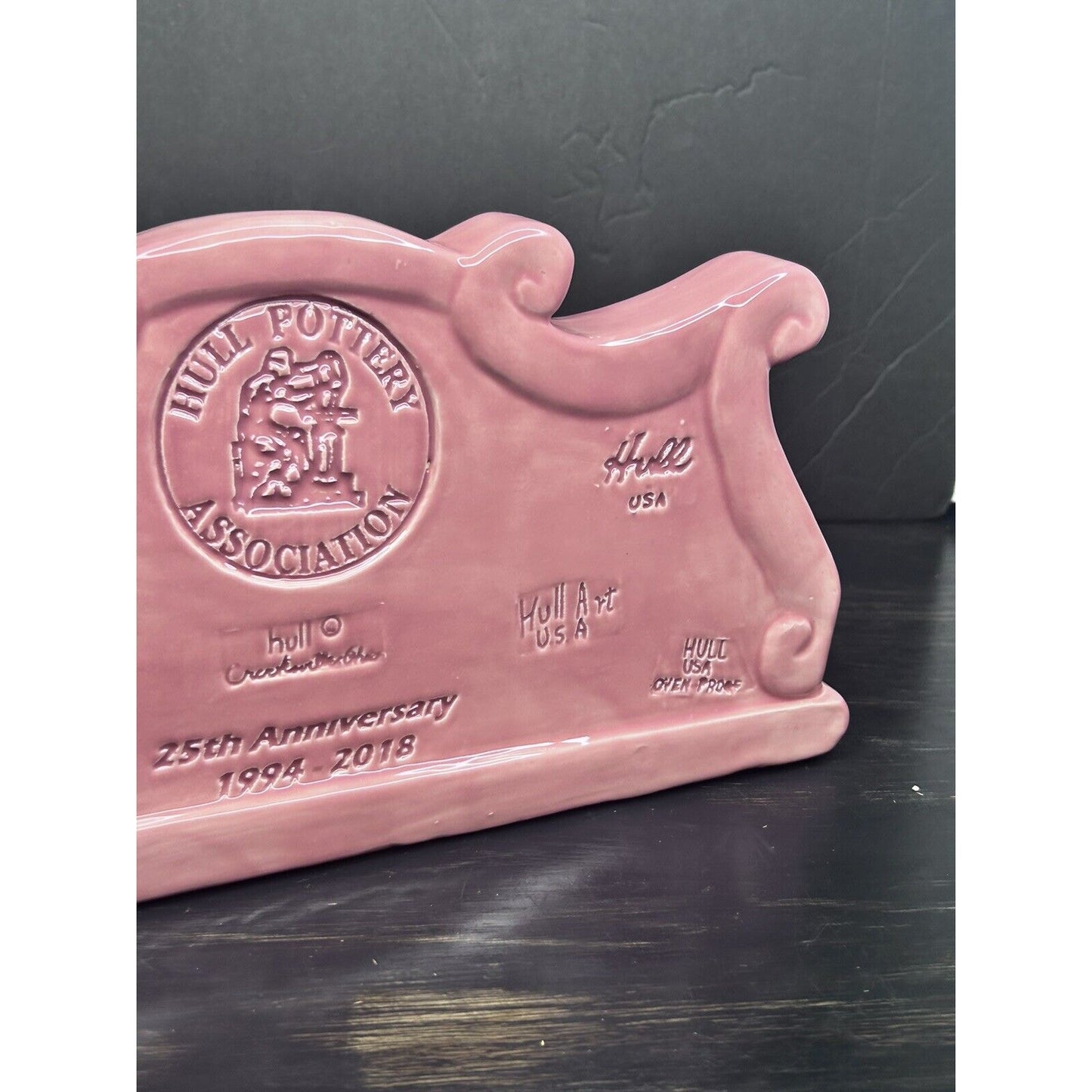 Hull Pottery 2018 Commemorative Plaque — 25th Anniversary — Limited Edition of 80