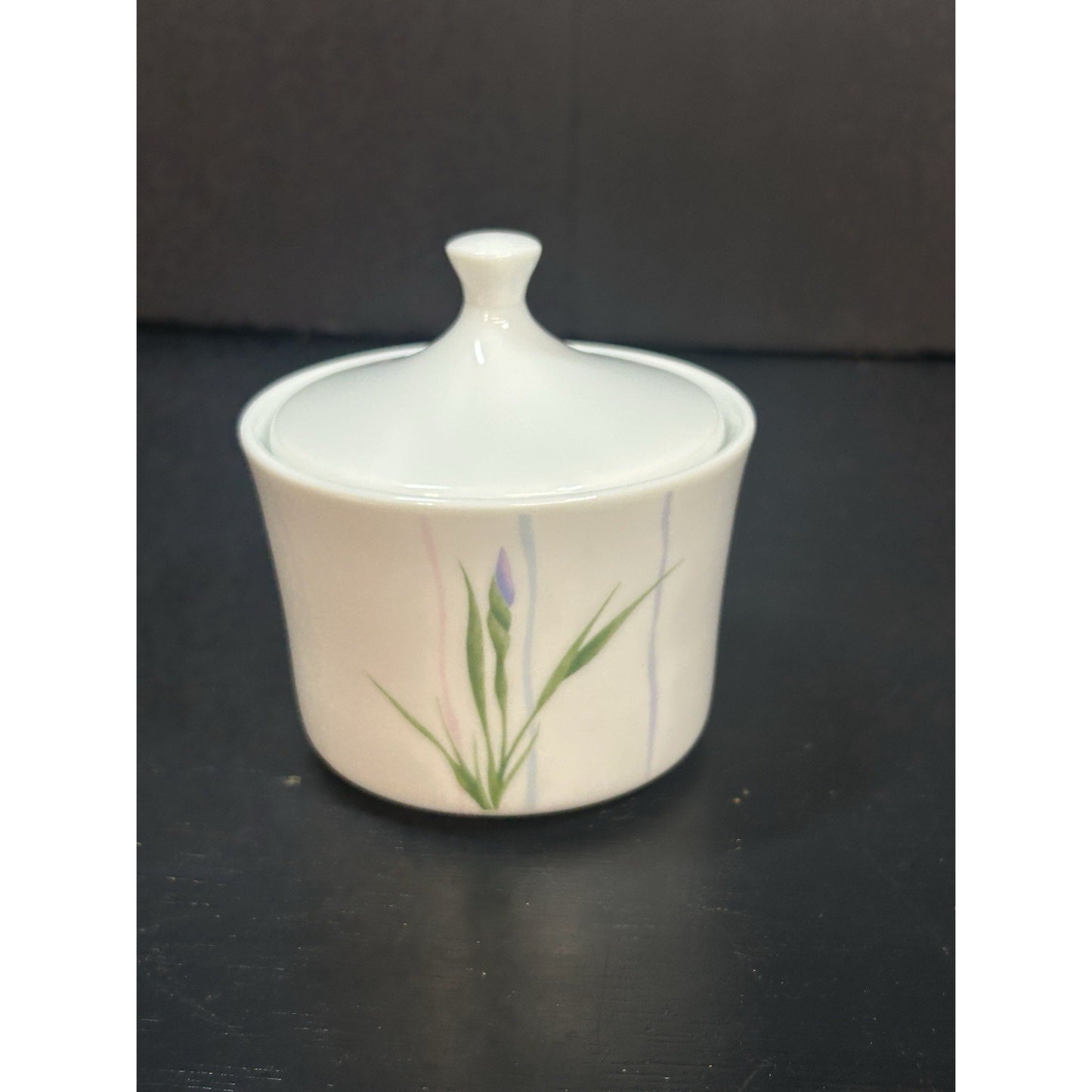 Shadow Iris Corelle sugar bowl natural light detail farmhouse
