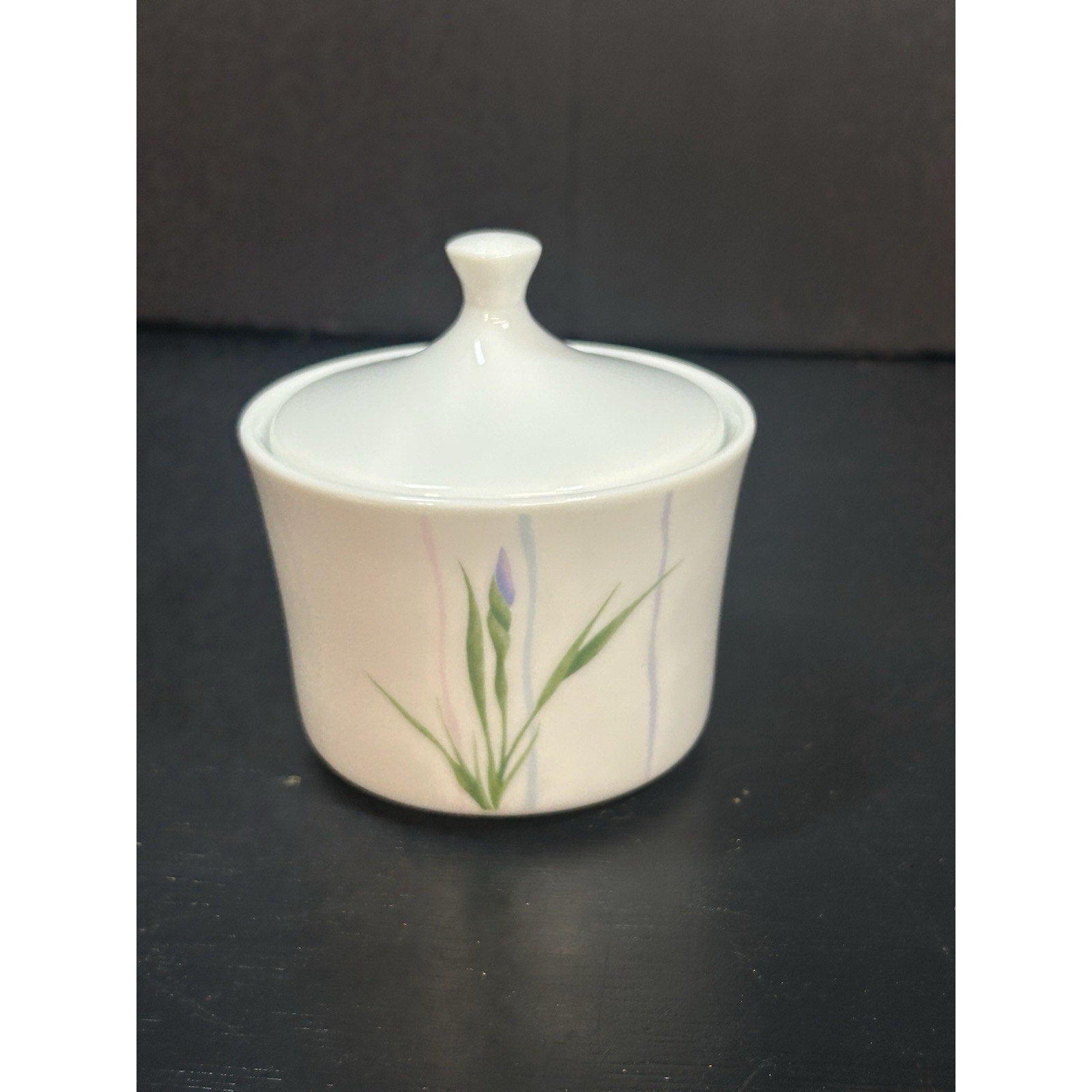 Shadow Iris Corelle sugar bowl natural light detail farmhouse