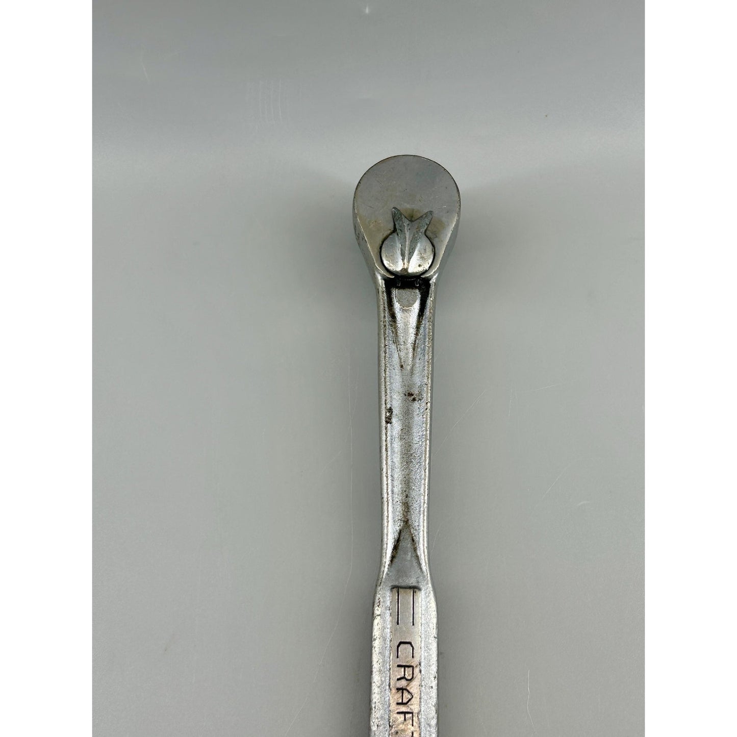 Vintage Craftsman V Series 1/2 Drive Ratchet USA Made Moore Drop Forge Mechanic Tool 1940s 1950s