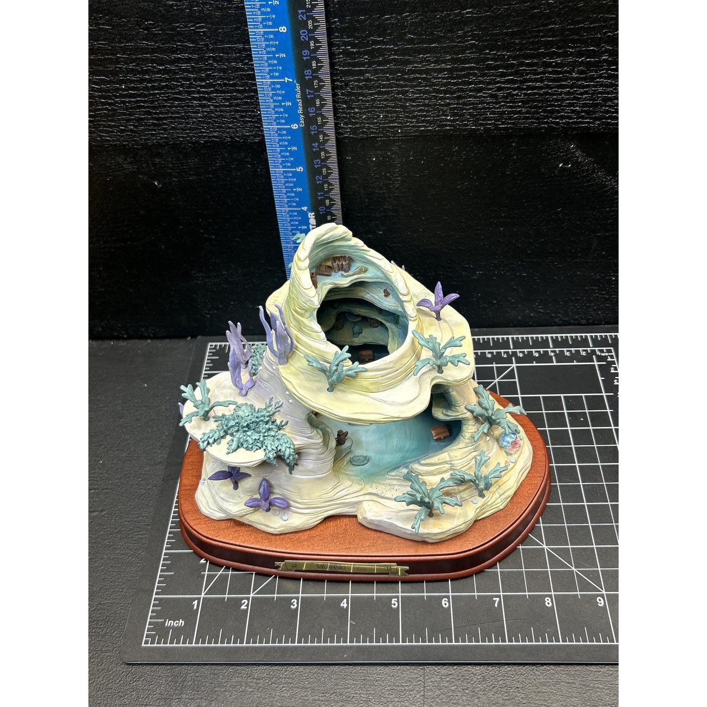Disney Enchanted Places Ariel’s Secret Grotto Scene • Little Mermaid Classics Collection Figurine • Rare Retired 1990s Sculpture. See Pics!