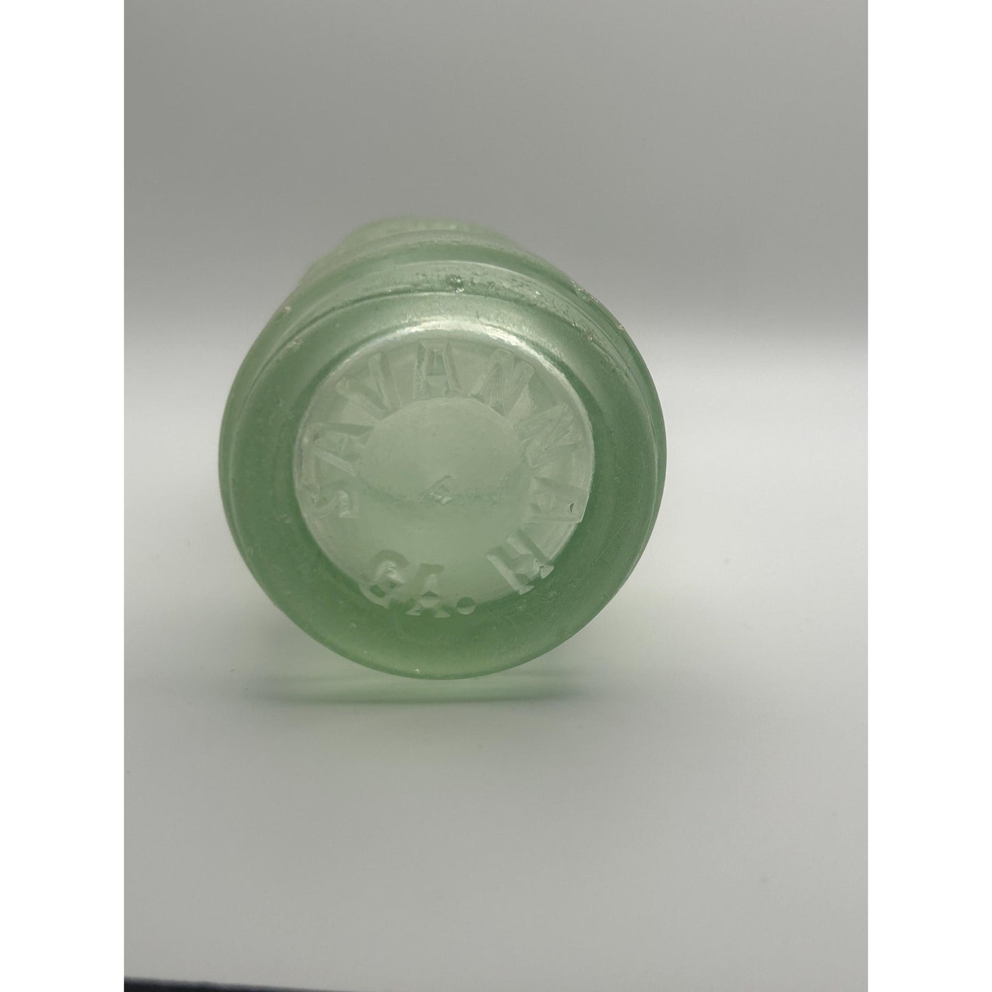 Antique NuGrape Soda Bottle, Savannah Georgia, Embossed 6 oz Green Glass, Patented March 9 1920 . Scarce vintage bottle. Savannah , GA