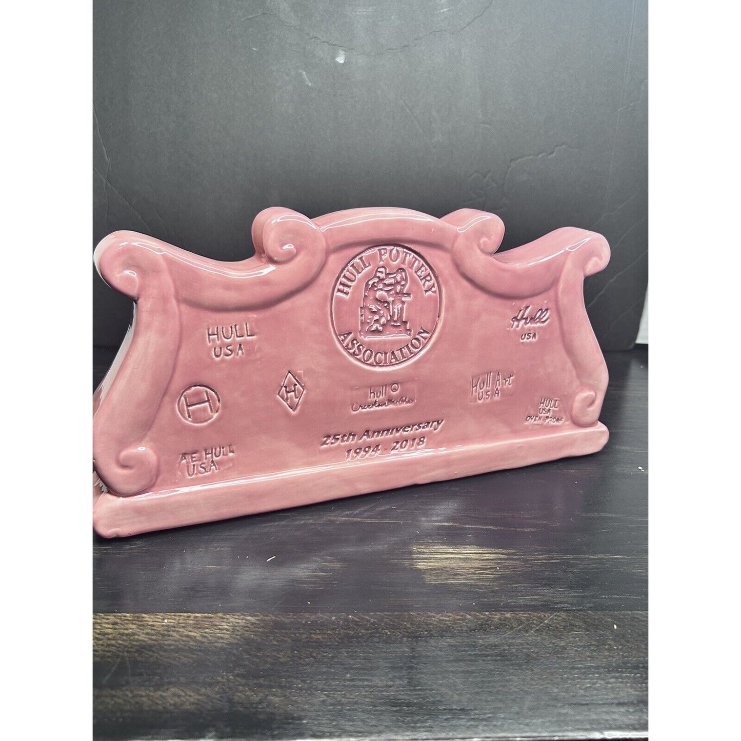 Hull Pottery 2018 Commemorative Plaque — 25th Anniversary — Limited Edition of 80