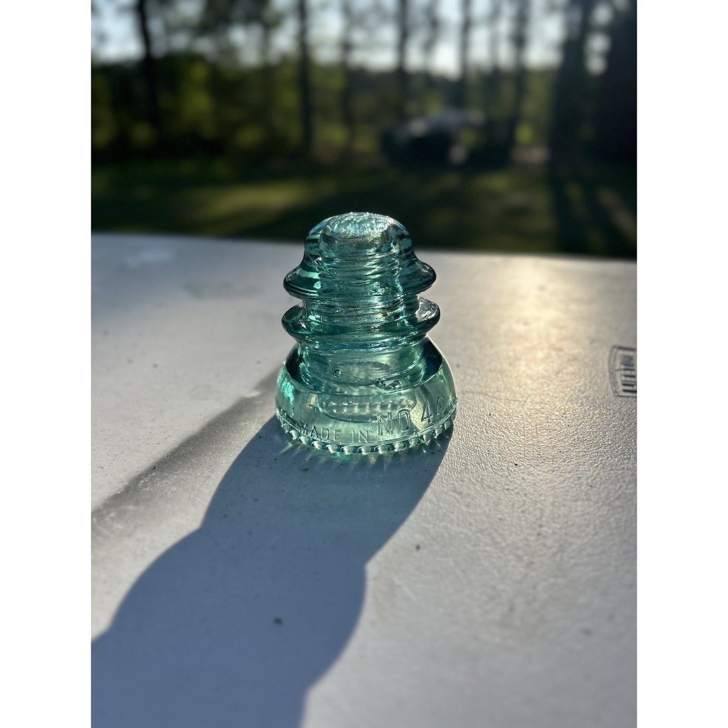 Lynchburg No. 44 CD 154 Ice Blue Glass Insulator — Rare Variant — USA