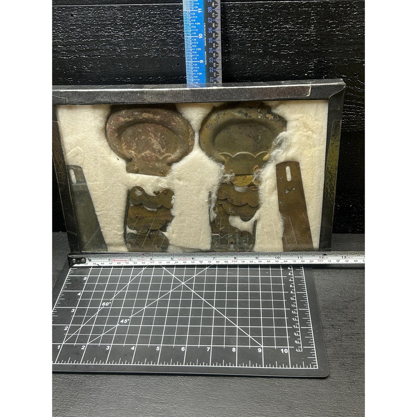 Museum Quality Archaeological Display • Prehistoric Old Copper Culture Native American Copper Celt & Spear Point Collection 1931. VERY RARE!