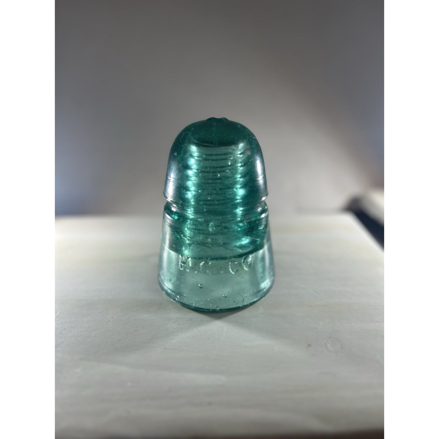 Very Rare Early H.C. & CO. Hemingray Insulator – CD 145 Beehive – Aqua - 1870’s