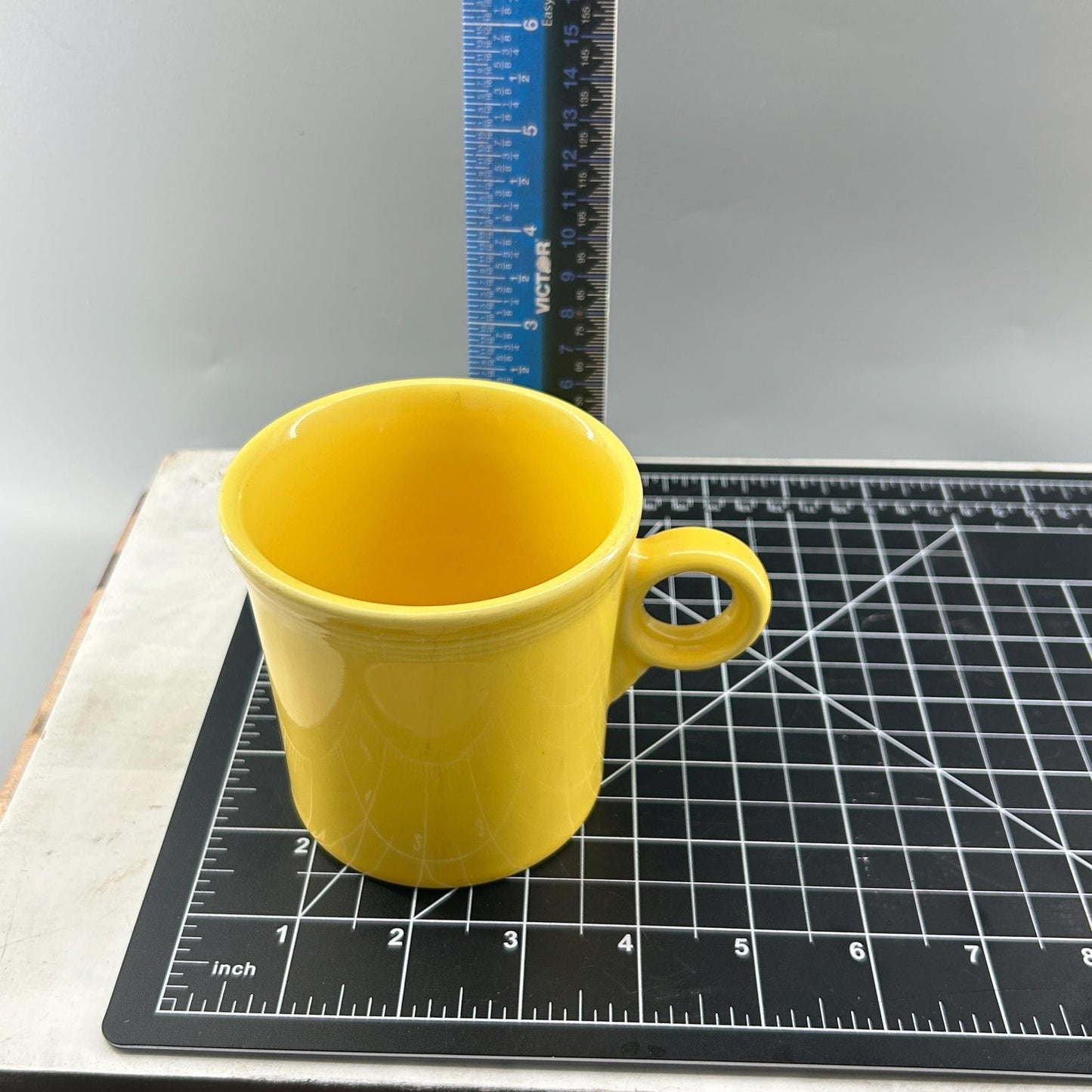 Vintage Fiestaware Yellow Cup HLC Fiesta USA Homer Laughlin Coffee Mug