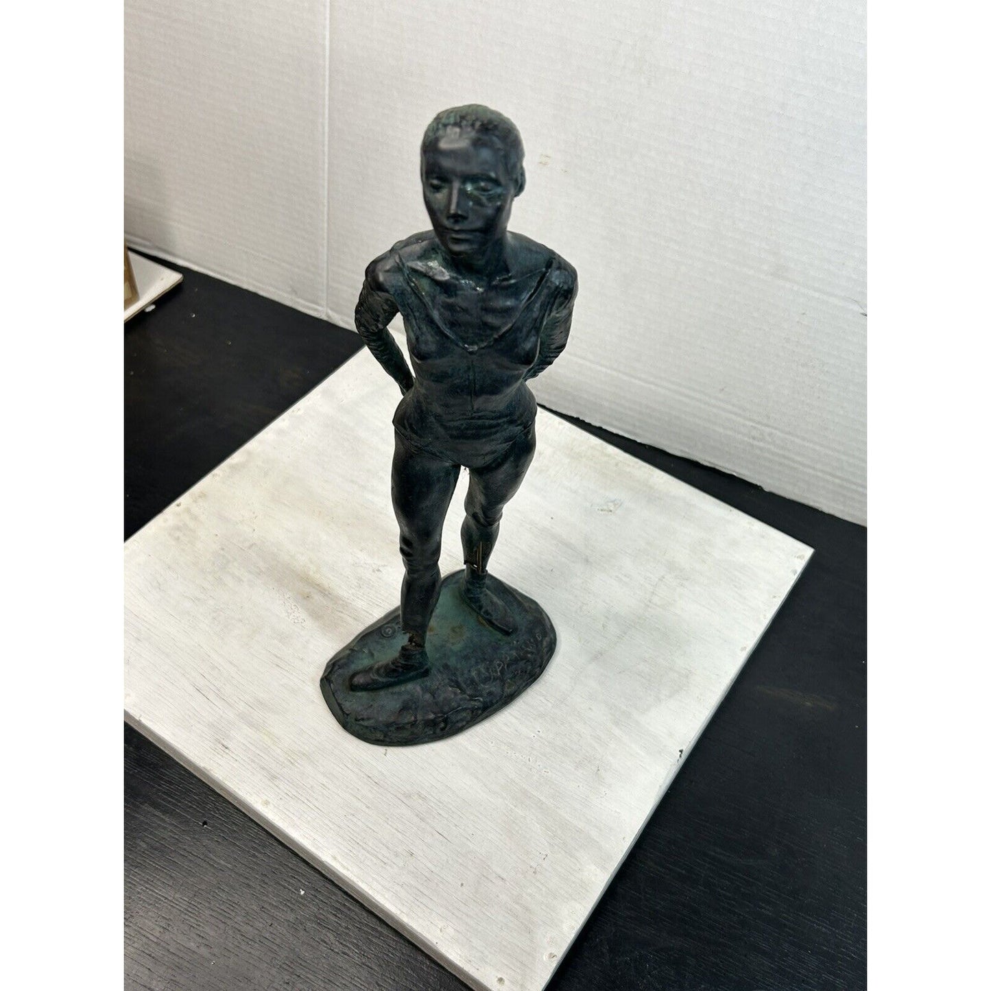 Vintage Cipriano Signed Ballerina Art Dance Sculpture 14" Figurine