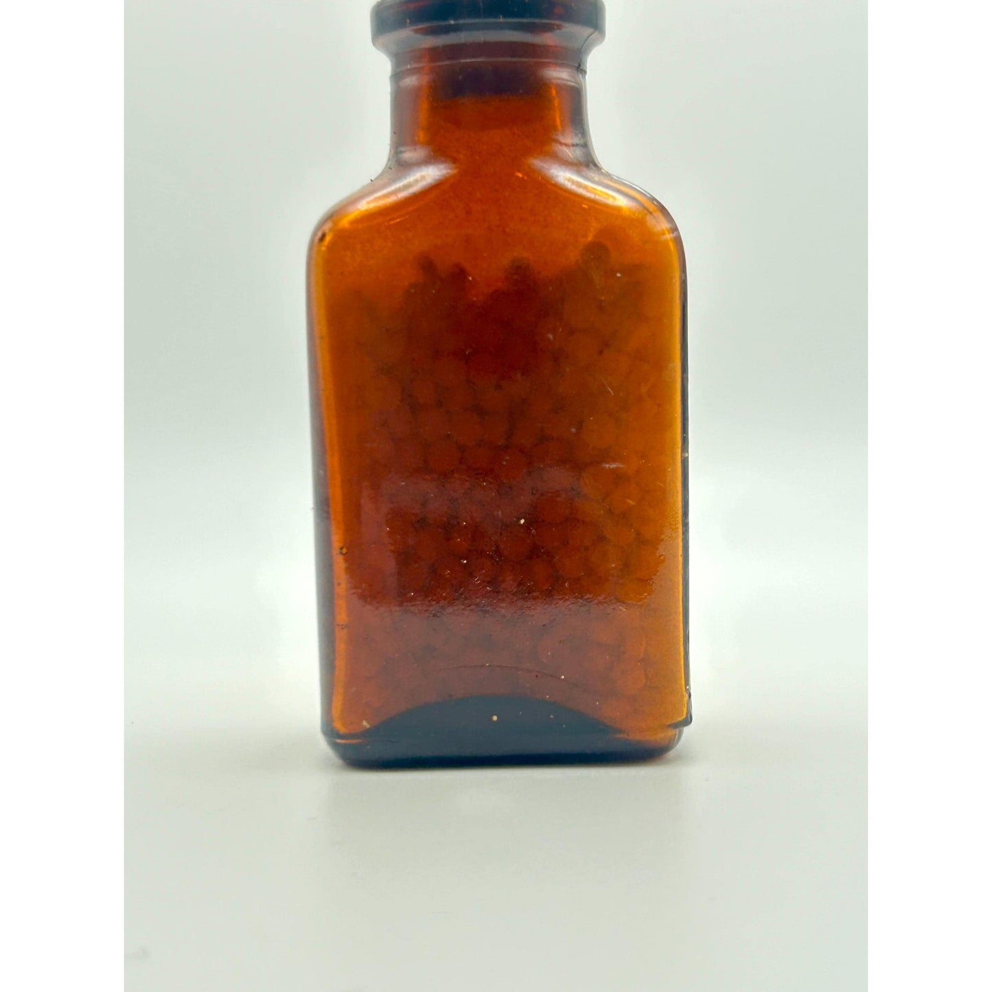 Antique Apothecary Calomel Tablets Bottle S.E. Massengill Bristol TN VA Pharmacy Amber Medicine Jar w Cork Seal 1000 Tablets Medical Quack