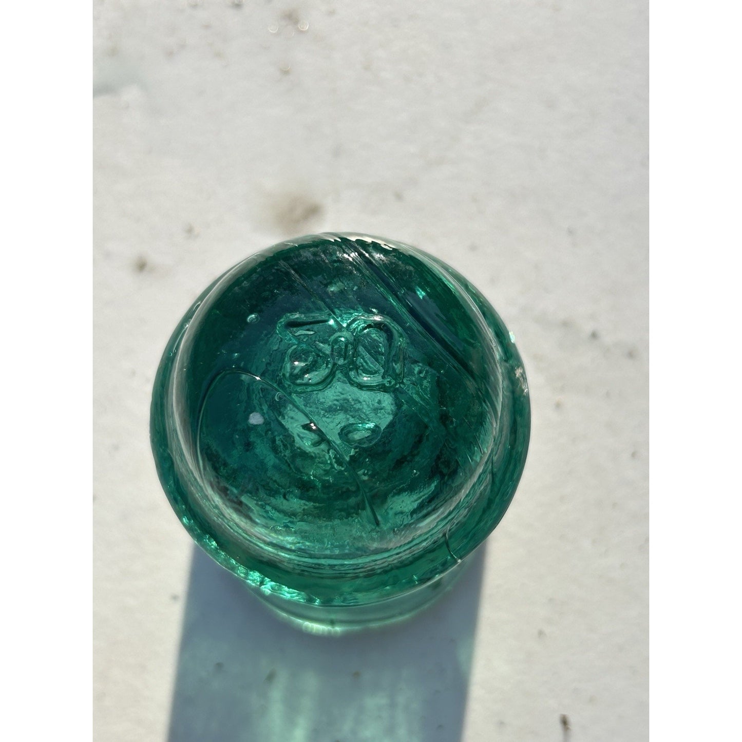 Brookfield emerald insulator drip points threading inner skirt