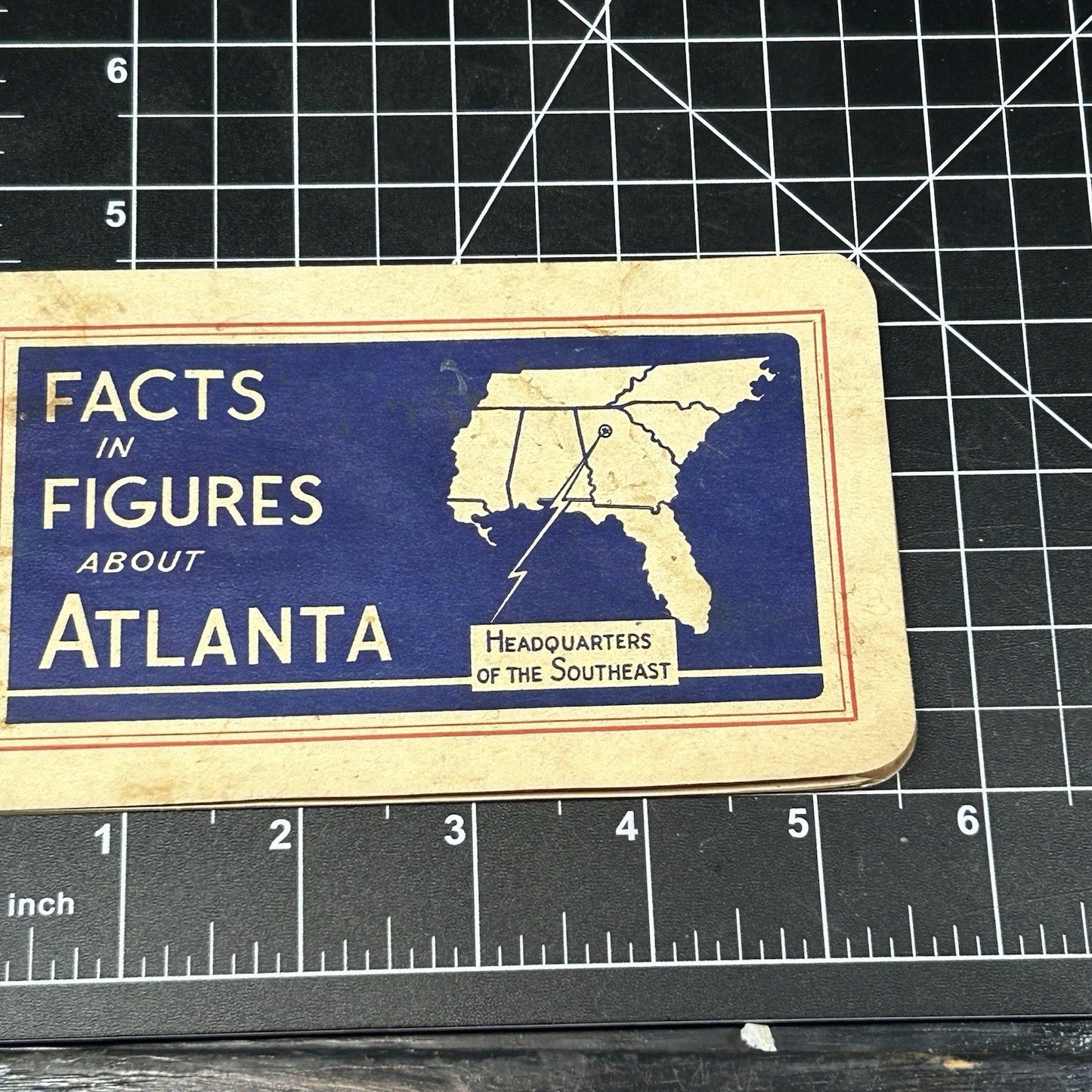 1944 Facts In Figures Atlanta Georgia WWII City Industrial Guide Utilities Book