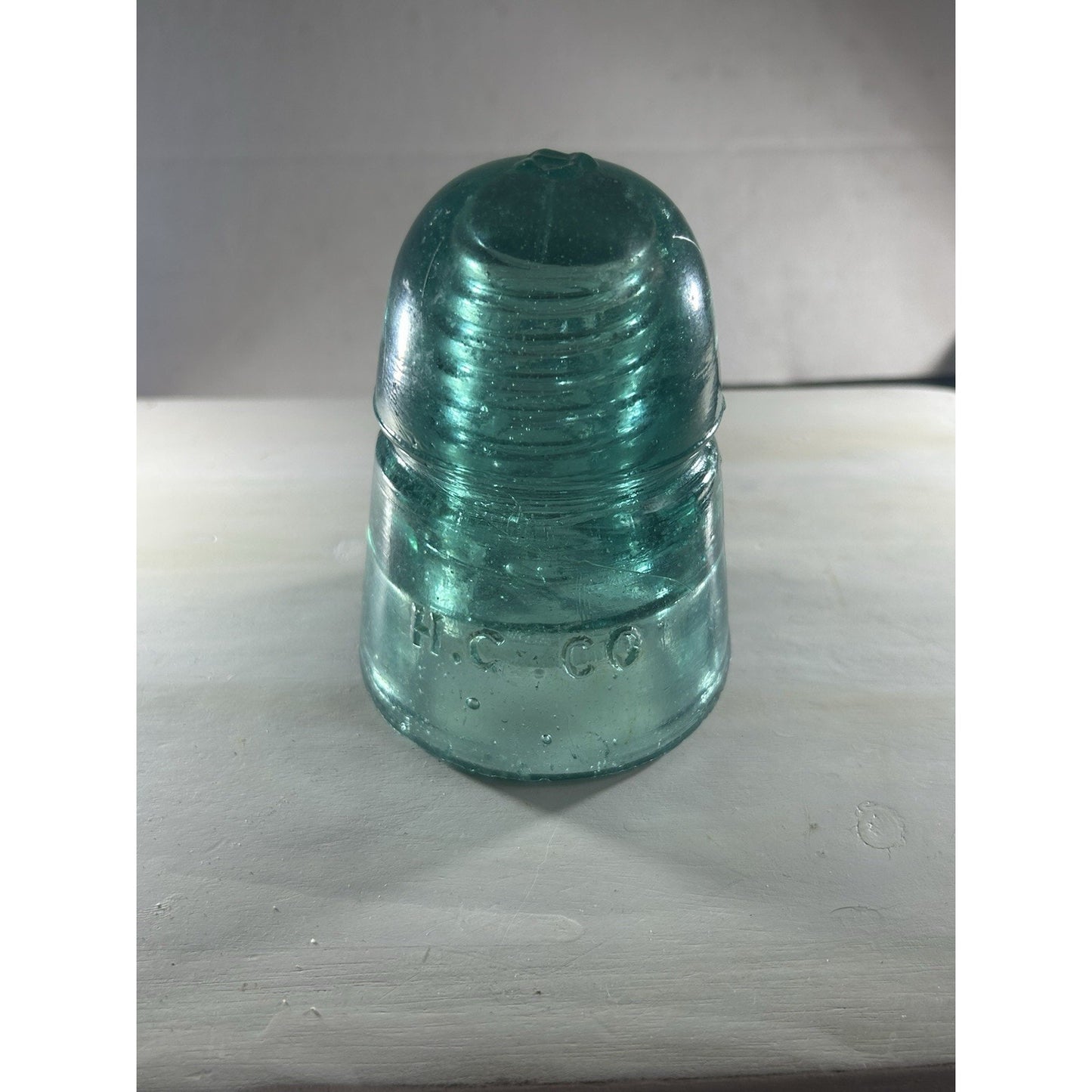 Very Rare Early H.C. & CO. Hemingray Insulator – CD 145 Beehive – Aqua - 1870’s