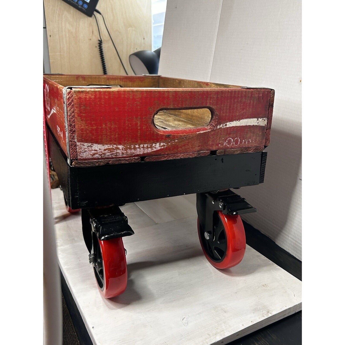 Custom-Built Restored Coca-Cola Wagon — One of a Kind — Lockable Wheels — RestoMod Display Piece